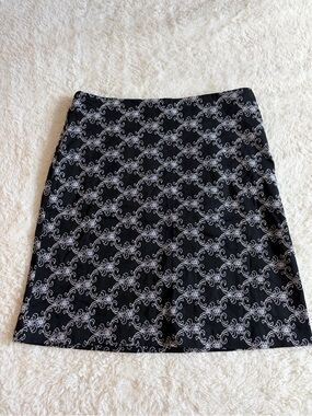Vintage Vintage Caché Black & White Embroidered